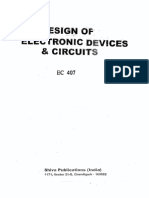 EC 407 Design of Eletronic Devices & Circuits