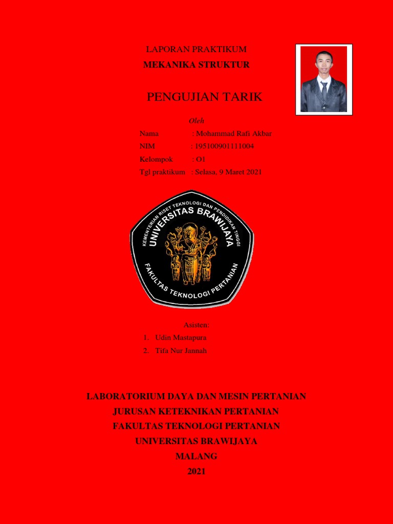 Mohammad Rafi Akbar - 195100901111004 - Uji Tarik | PDF