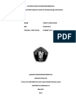 213387891 Laporan Bioinformatika i PDF