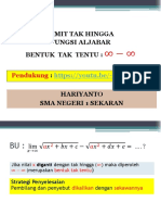 (Template) 2-Limit Tak Hingga Bentuk Akar