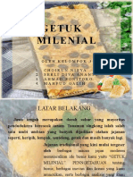 Getuk Milenial Mengangkat Jajanan Tradisional