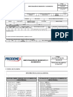 Sgi-Pgc-Sst-09-F01 Investigación de Incidente y Accidente Rev 1