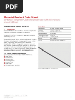 Welding Consumable DSMW-0024.1 - WokaDur - S80-Ni-TIG - Electrode