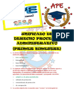 APE de Derecho Procesal Administrativo - Primer Bimestre - Unificado - MESD