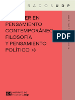 Brochure Magister en Pensamiento Contemporaneo