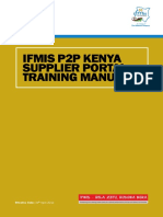 Ifmis P2P Kenya Supplier Portal Training Manual