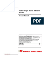 Hydro-Weight Master Indicator System: Service Manual