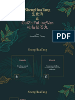 ShengHuaTang & GuiZhiFuLingWan