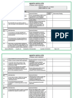 Internal Audit Checklist QA