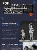 Developmental Stages in Middle and Late Adolescence