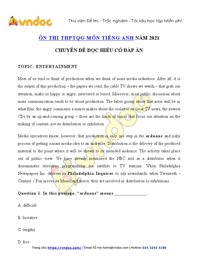 15 bai doc hieu on thi thpt quoc gia 2021 mon anh co dap an pdf