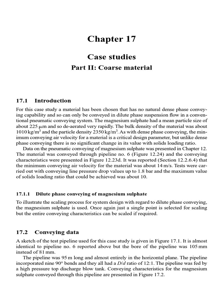 Problem Example of Pneumatic Conveying System PDF Applied And Interdisciplinary Physics