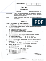 10th Science Model Question Paper