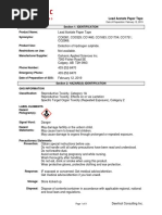 MSDS_Lead_Acetate_Tape