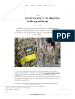 How Ukraine Is Winning in The Adaptation Battle Against Russia - Engelsberg Ideas