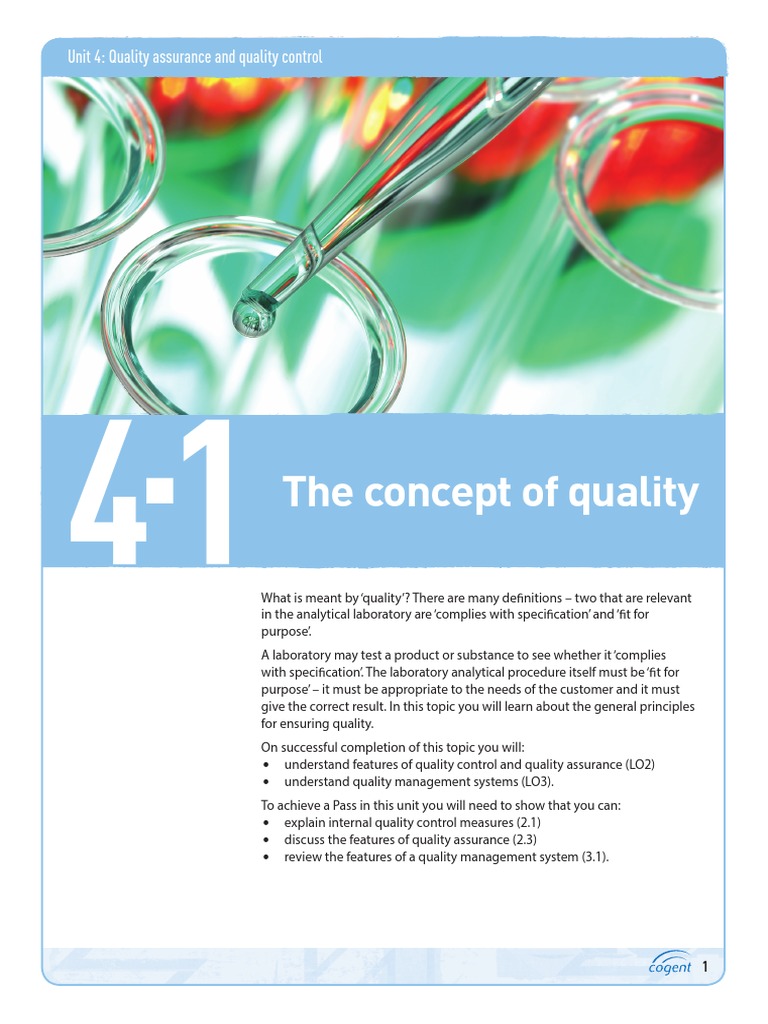 The Concept of Quality | PDF | Quality Assurance | Quality Management ...