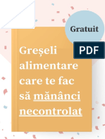 GHID Nutritie Greseli Alimentare