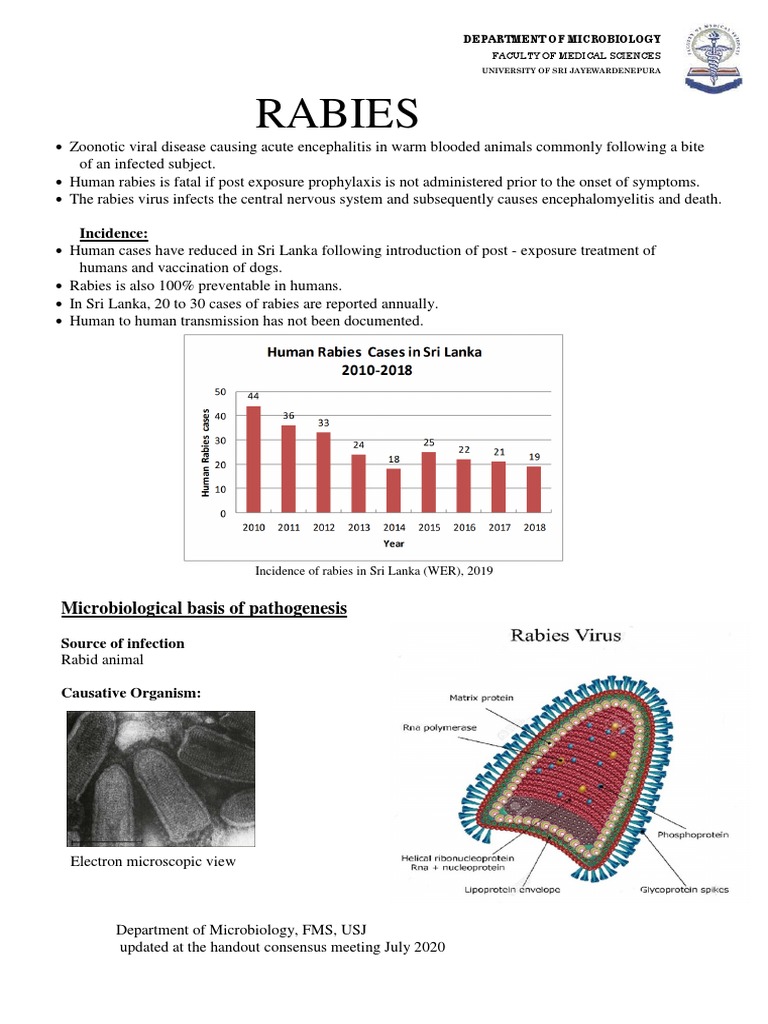 Rabies 27th batch PDF Rabies Public Health
