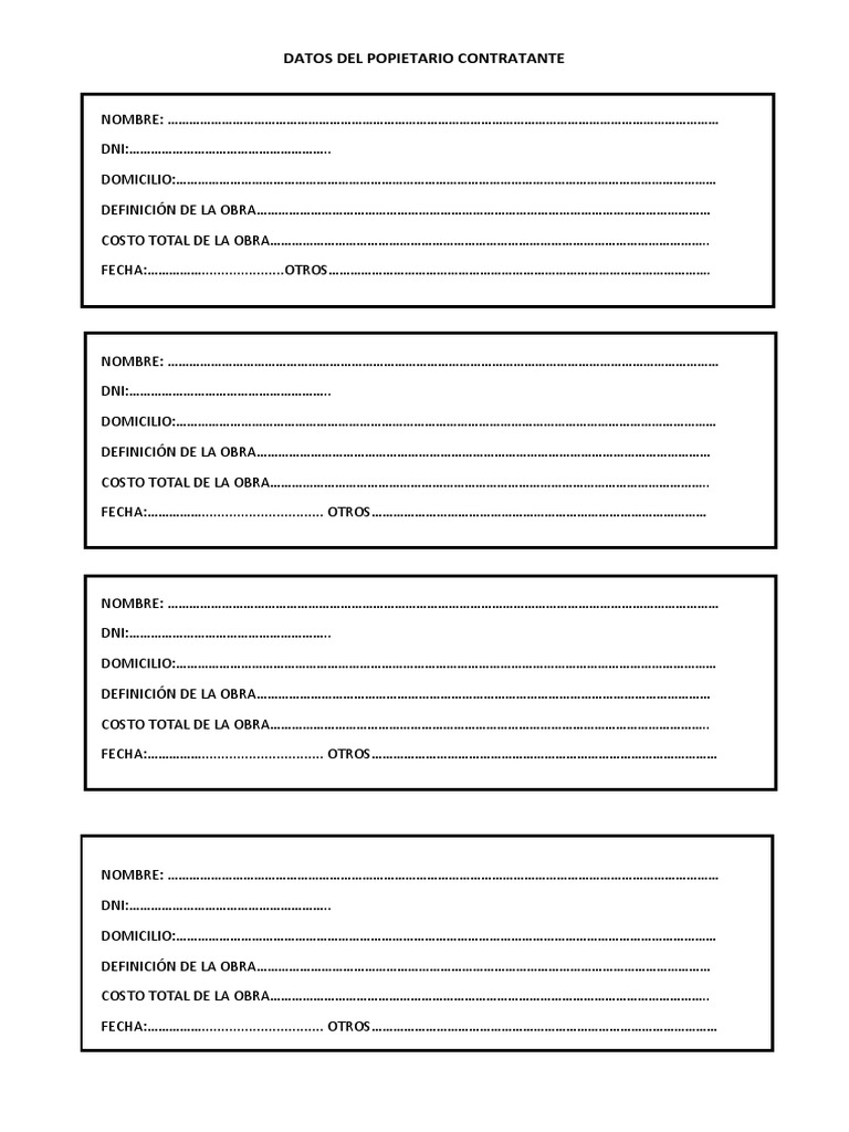 Plantilla de Información | PDF