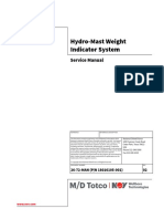 Hydro-Mast Weight Indicator System: Service Manual