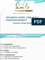ISI - Segmentation, Ciblage & Positionnement