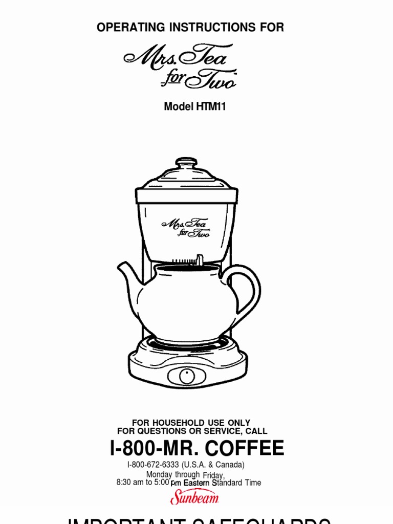 Mrs Tea Manual Htm11 Tea Cookware And Bakeware