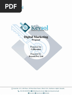 Digital Marketing Propsal - KeySol 