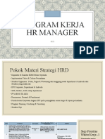 Program Kerja HR MGR