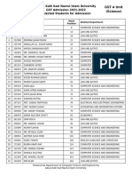 Jkkniu Merit List