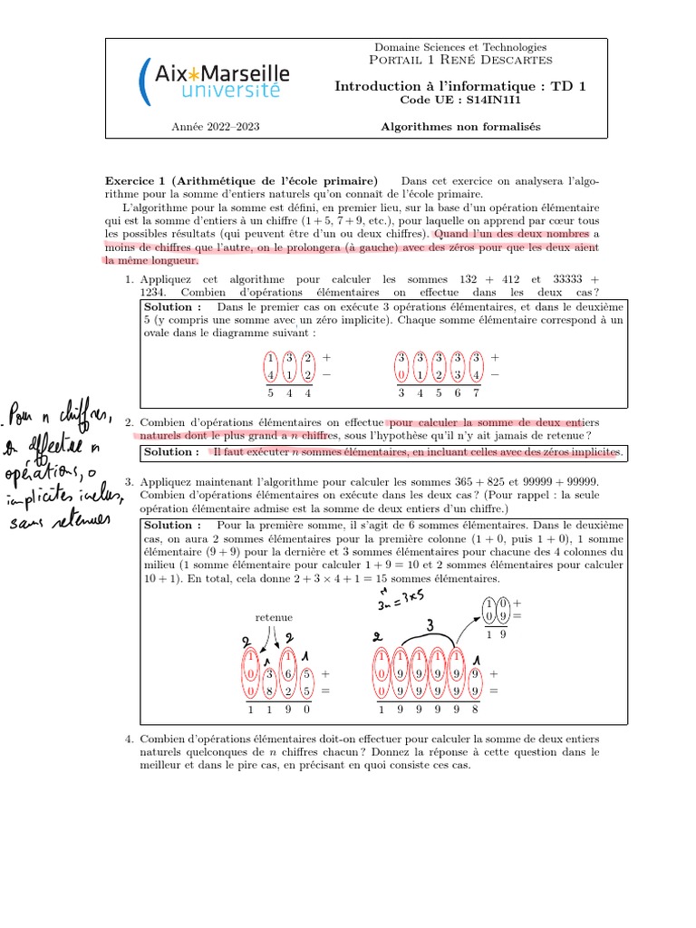 Algorithmes de Somme et Chiffrement | PDF | Cryptage | Cryptographie