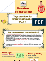 Yoga Practices For Improving Digestion (Part I)