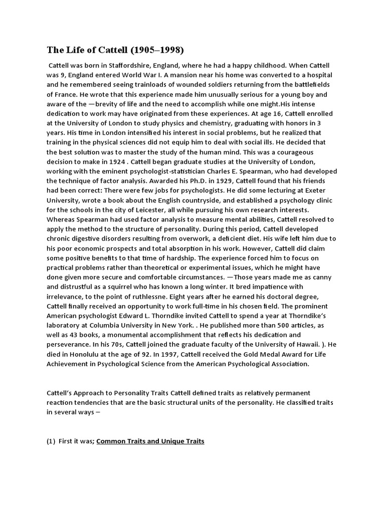 r-b-cattell-s-multifaceted-approach-to-understanding-personality