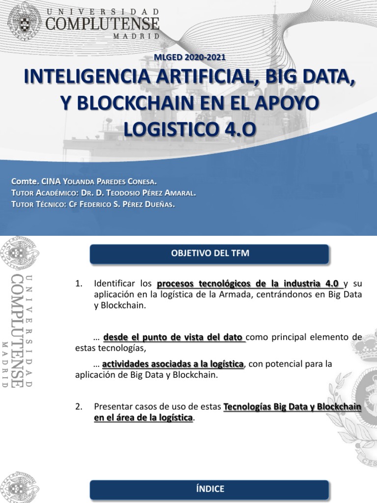 Eventos en Logística 4.0: Big Data y Blockchain | PDF | Big Data ...