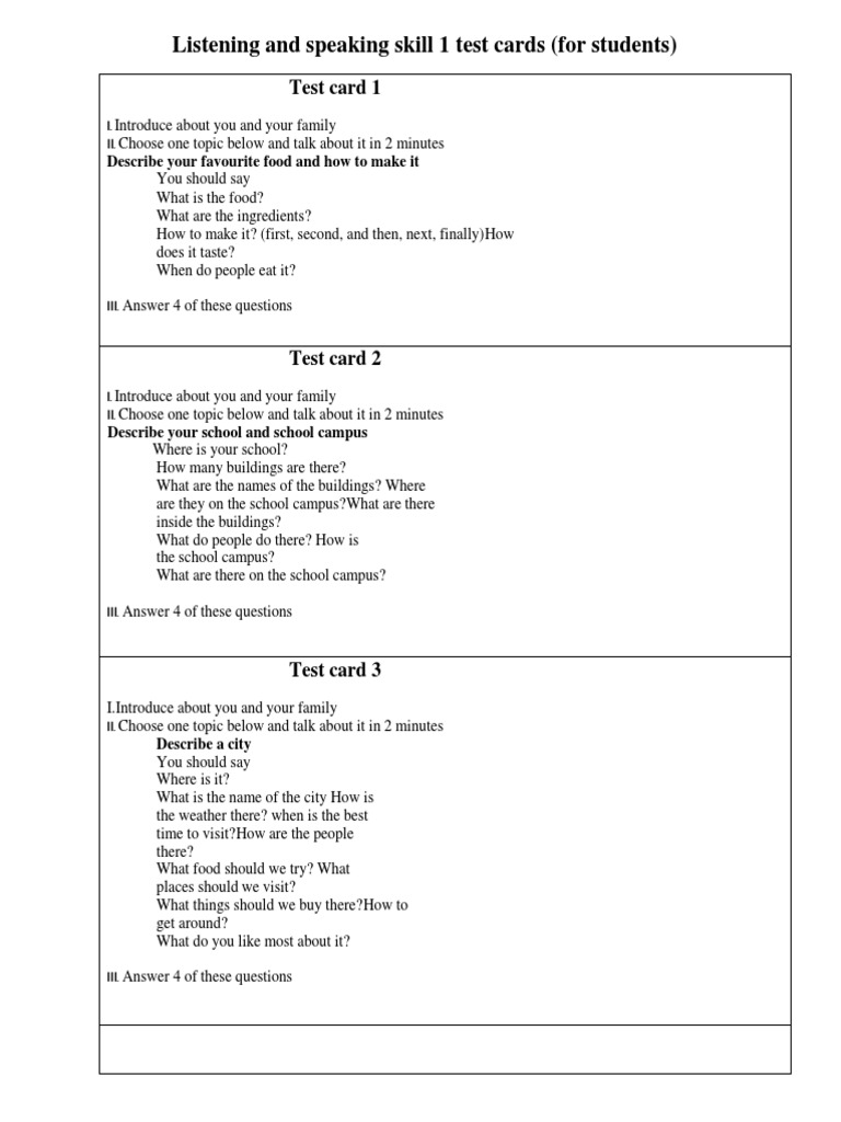 Improve Your Listening And Speaking Skill Pdf