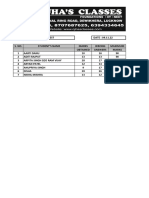 Class Xii Biology Class Test - 09.11.22