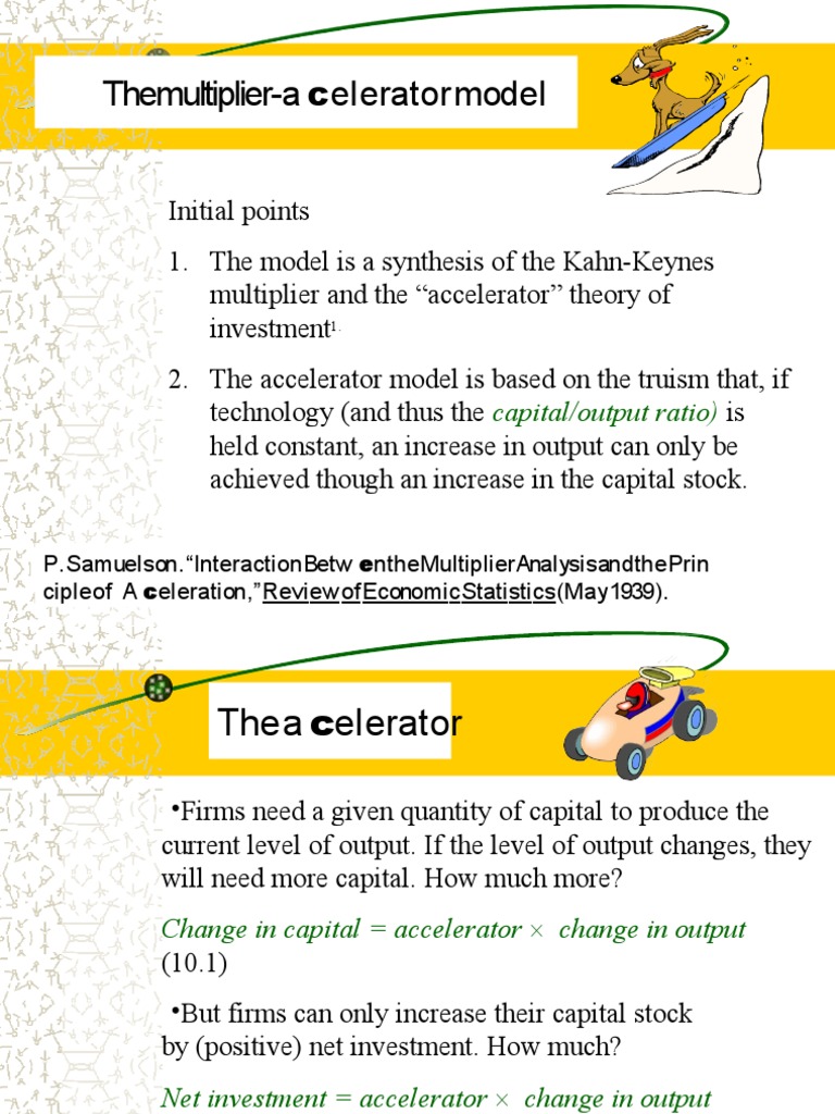 Multiplier-Accelerator Model Explained | PDF | Capital (Economics ...