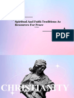 SocSci 2 Spiritual and Faith Traditions As Resources For Peace