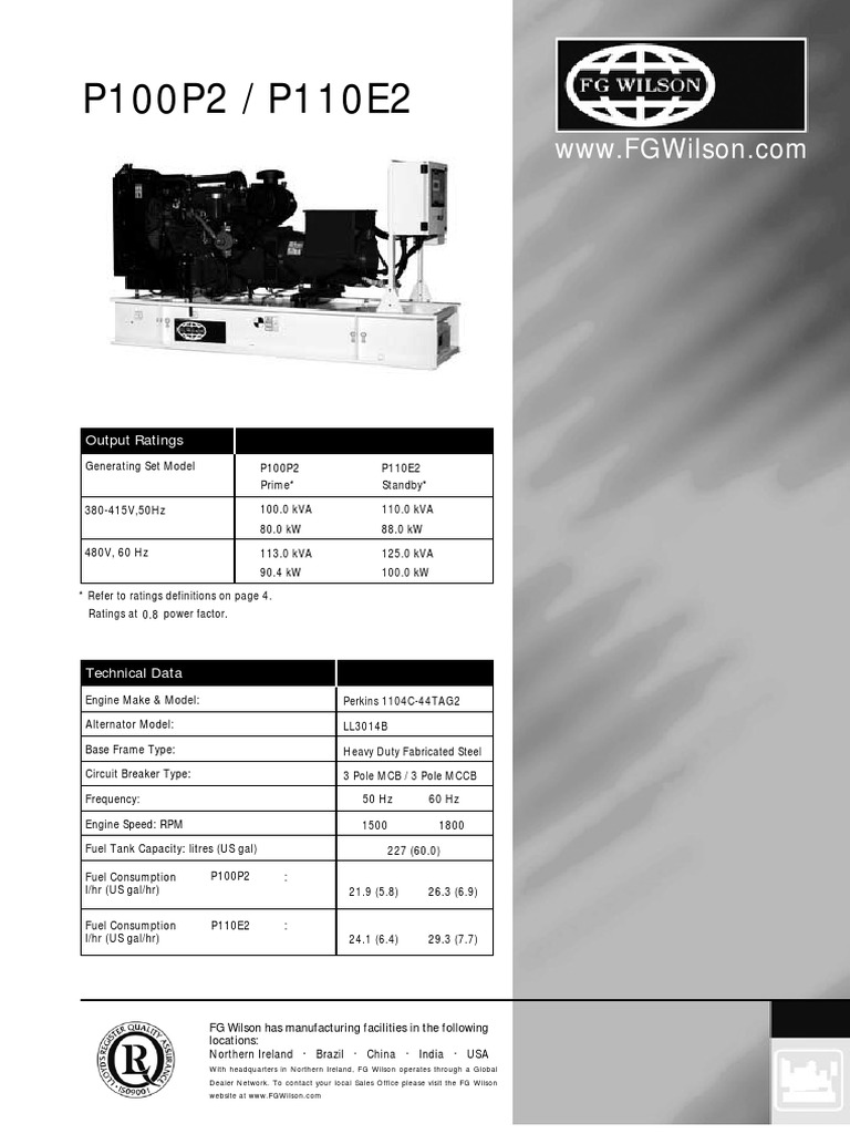 P110E2 | PDF | Engines | Diesel Engine