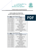 Jadwal Rihlah Santri Ikhwan Desember