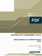 Markingkey Assessment Tools SHE - Competency - Map - All Level