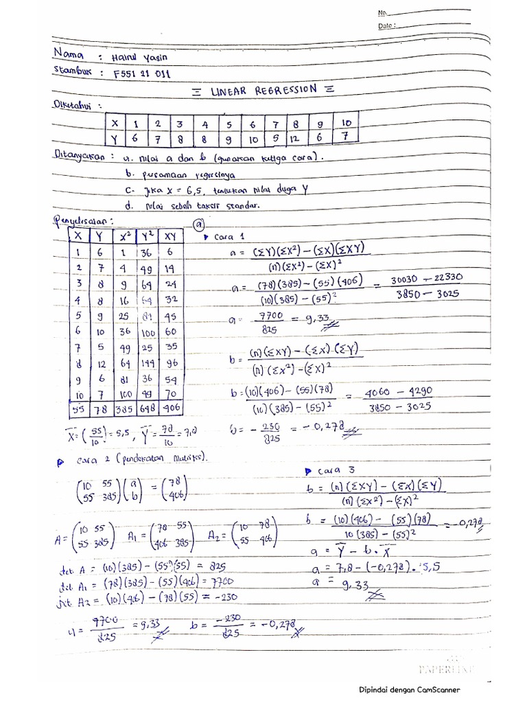 Linear Regression | PDF