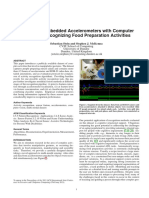 Combining Embedded Accelerometers With Computer Vision For Recognizing Food Preparation Activities