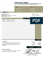 Purchase Order Template 03