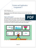 CRM System and Application Assignment 