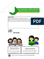 MODULE C Lesson 4interrelatedness of Macroskills For Beginning Reading Instruction1