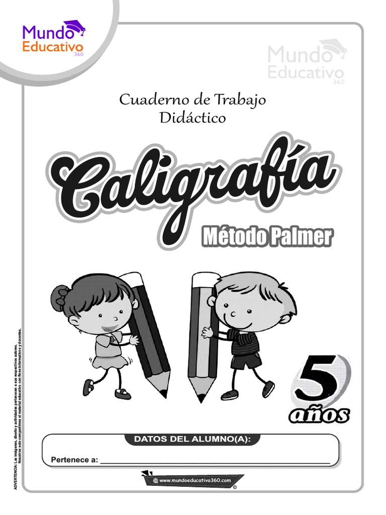 Cuaderno para ejercicios de caligrafía descarga en pdf - AYUDA DOCENTE