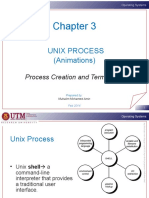 CH 3 Process Concepts (UNIX) Animation (Not Silberchatz)