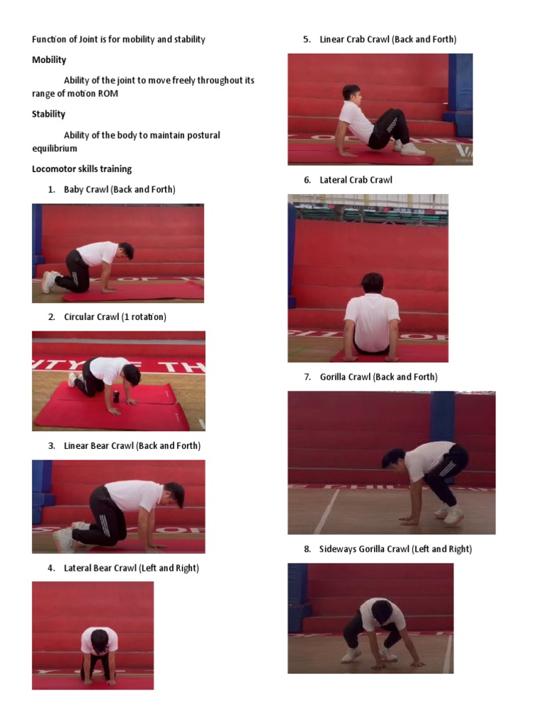 Crawling and Mobility Exercise Guide | PDF | Technology & Engineering ...