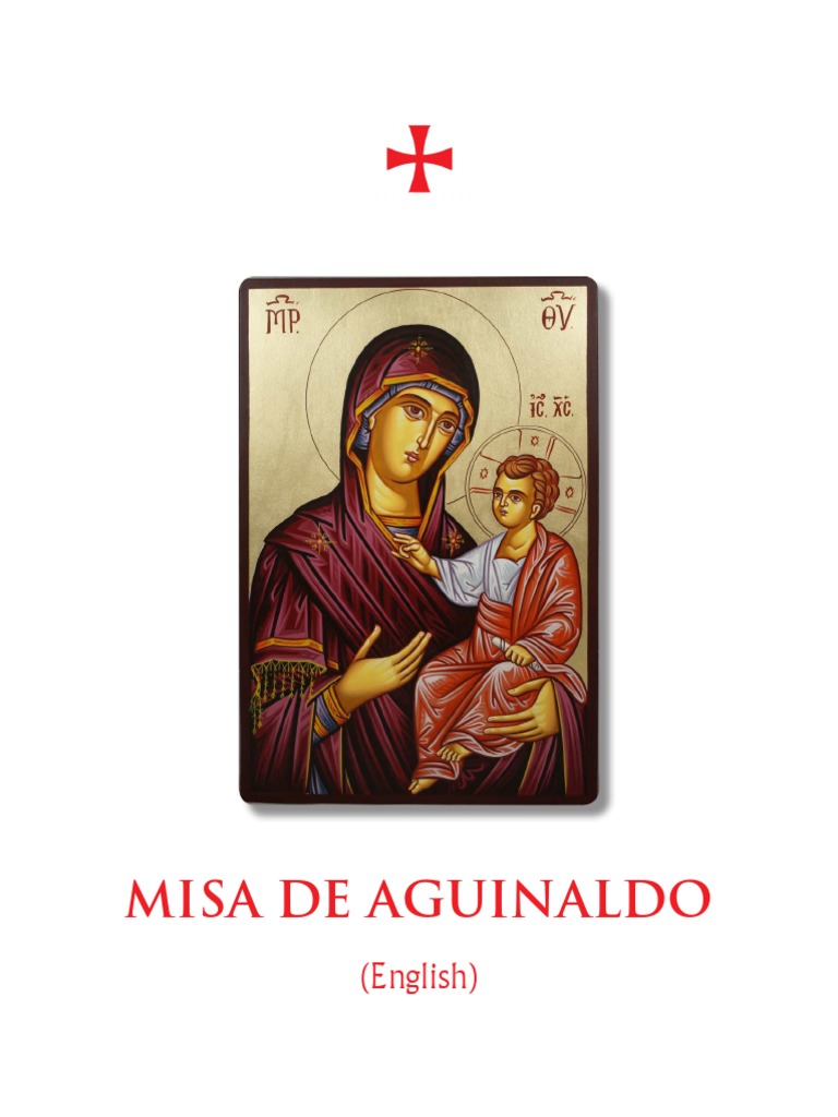 2022 Misa de Aguinaldo (English) | PDF | Eucharist | Jesus