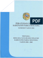 PDF Perda RTRW No 5 Tahun 2020 Parigi Moutong